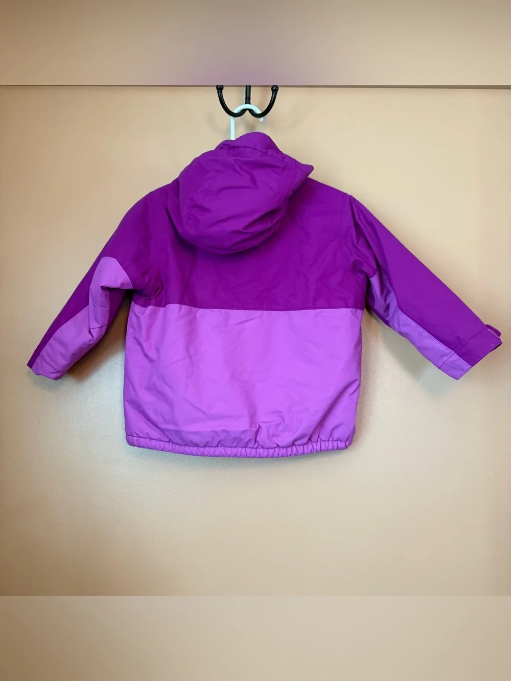 Columbia Toddler Girls 18-24M Purple Omni-Heat Hooded Insulated Jacket